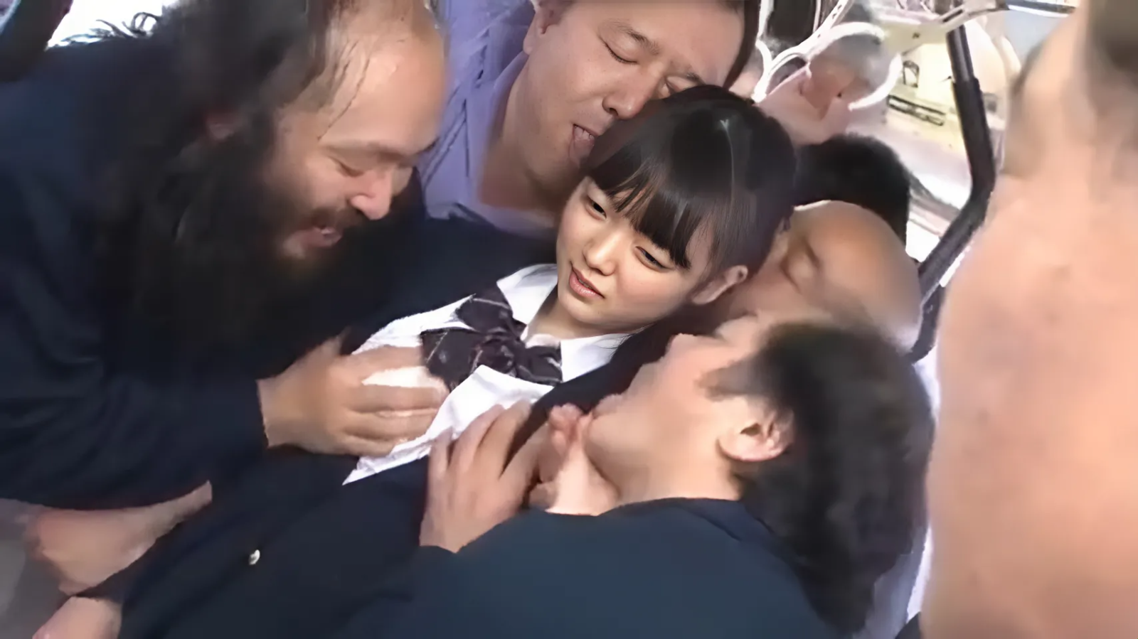 NHDTA-665 여학생이 혼자 기차를 탔고 엔딩